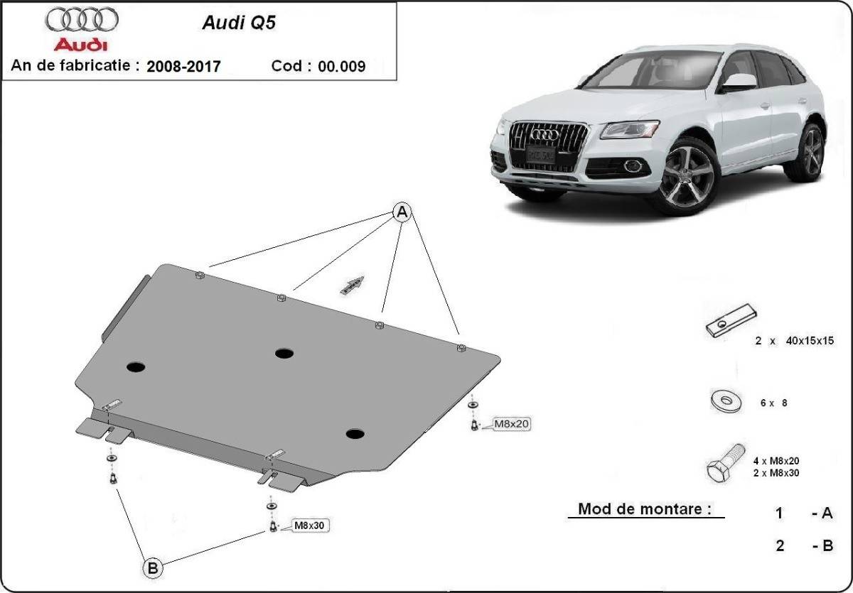Protección de Caja de Cambios Audi Q5 (2008-actualidad)