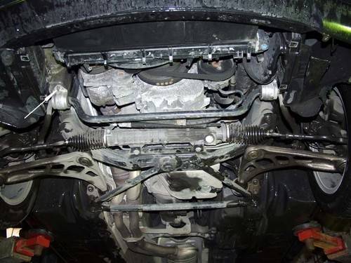 Cubre cárter metálico BMW Serie 3 E46 - Gasolina (1998-2005) a medida