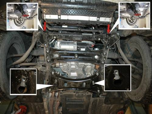 Cubre cárter metálico BMW X3 - F25 (2010-2017) a medida