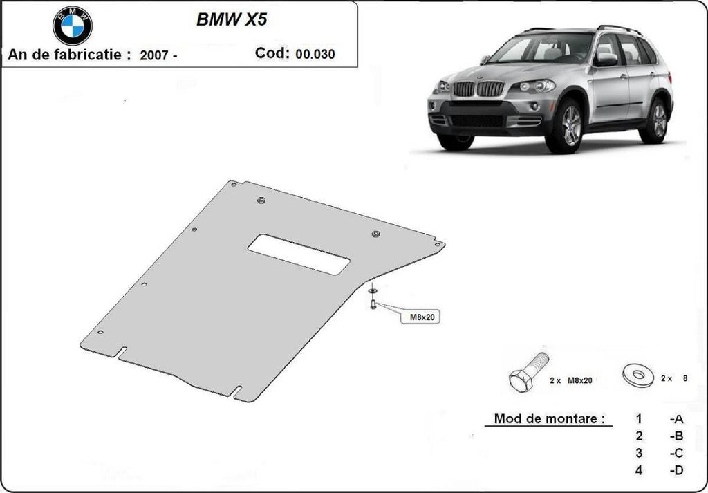 Protección de Caja de Cambios BMW X5 (2007-2013)