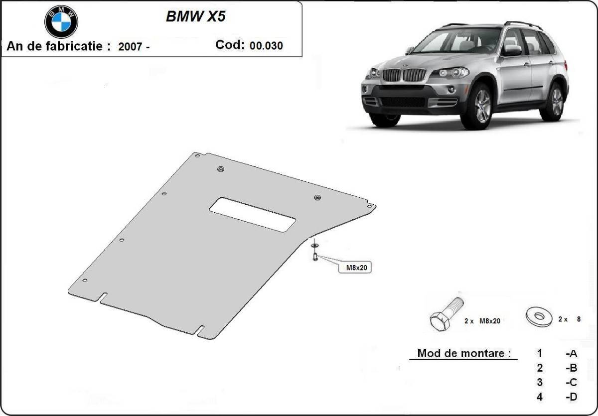 Protección de Caja de Cambios BMW X5 (2007-2013)