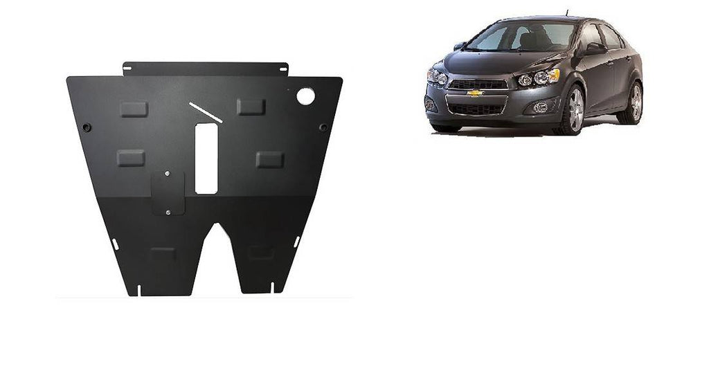Cubre cárter metálico Chevrolet Aveo (2011-2020) a medida
