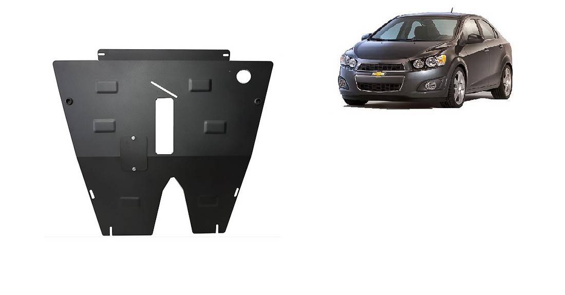 Cubre cárter metálico Chevrolet Aveo (2011-2020) a medida