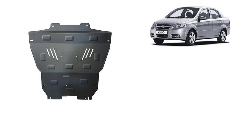 Cubre cárter metálico Chevrolet Aveo (2004-2008) a medida