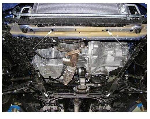 Cubre cárter metálico Chevrolet Aveo (2008-2011) a medida