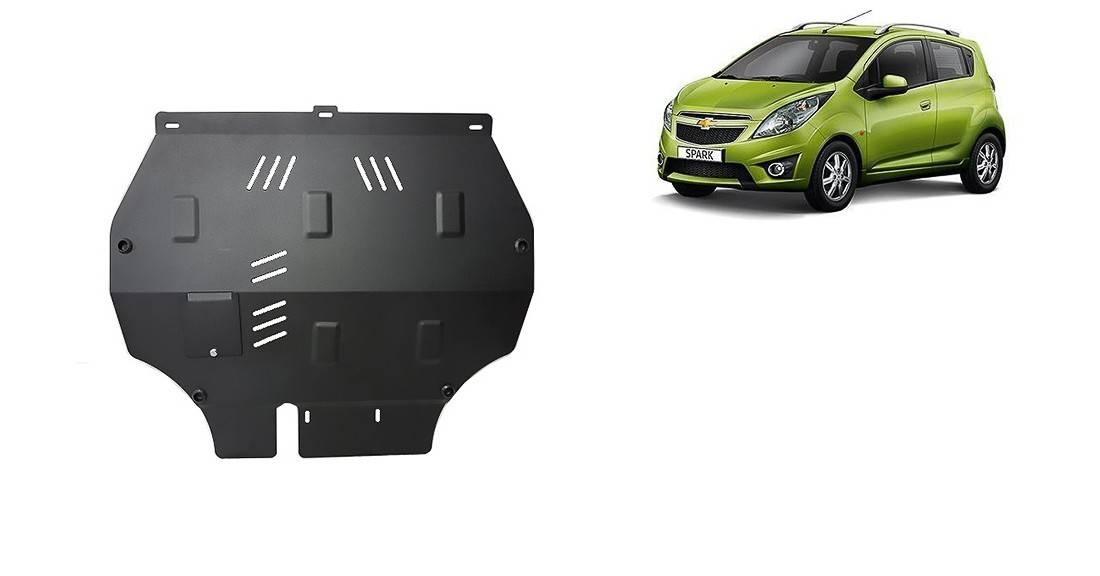 Cubre cárter metálico Chevrolet Spark (2009-2022) a medida