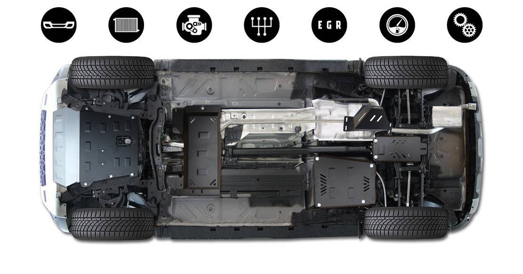 Cubre cárter metálico Dacia Duster 4x4 - Paquete Promocional "dusterset21" (2021-actualidad) a medida
