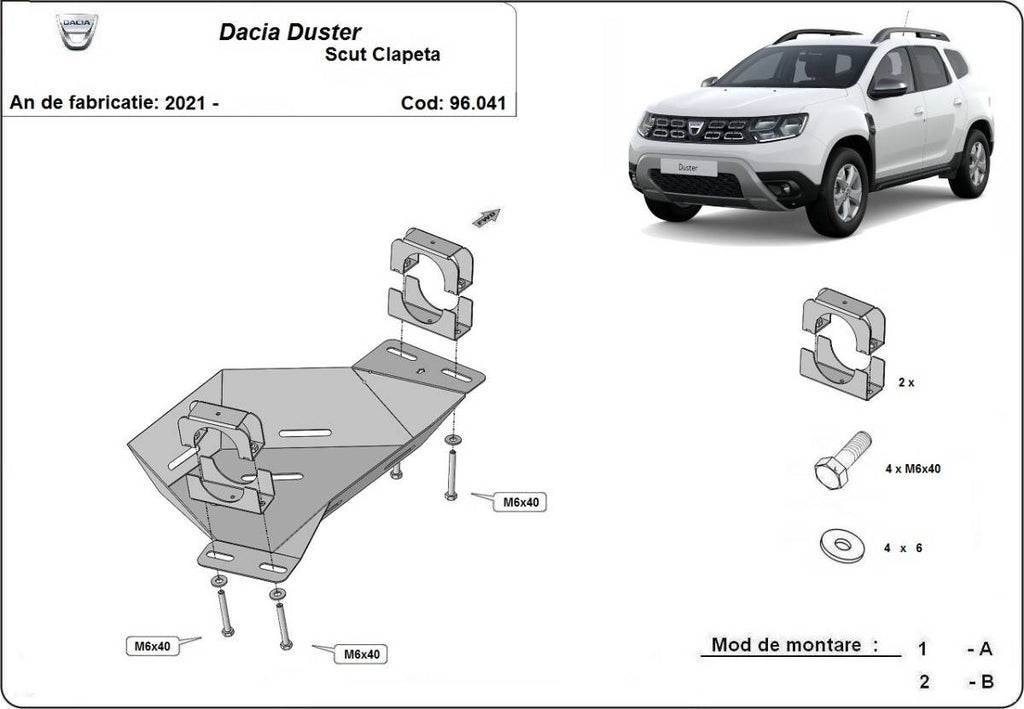 Protección Válvula de EGR Dacia Duster (2021-actualidad)