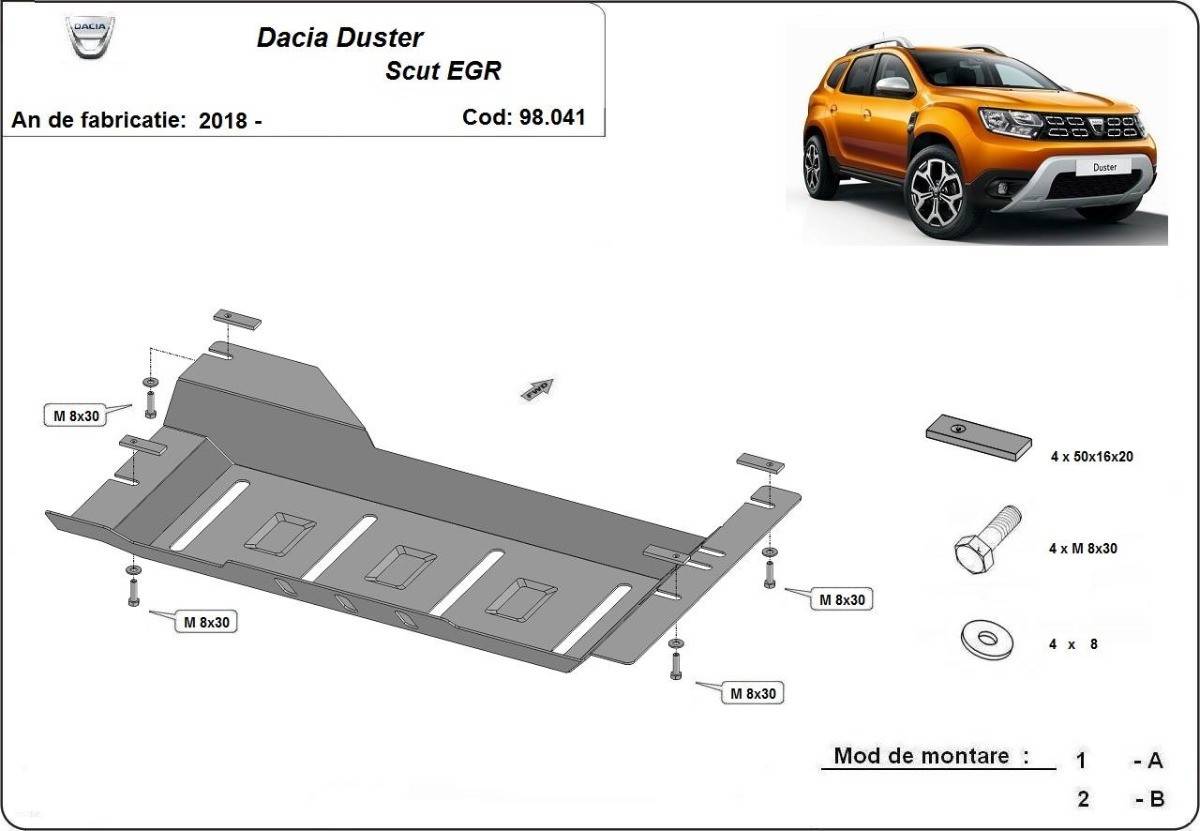 Protección Para EGR, System STOP&GO Dacia Duster (2018-actualidad)