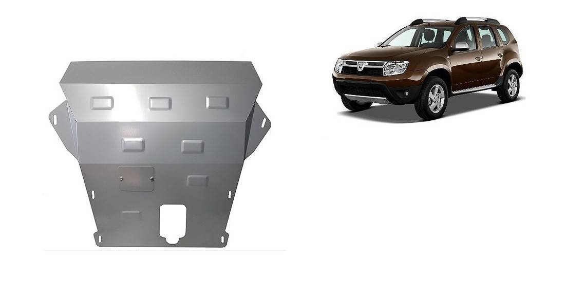 Cubre cárter metálico Dacia Duster - 2,5 mm (2010-2017) a medida
