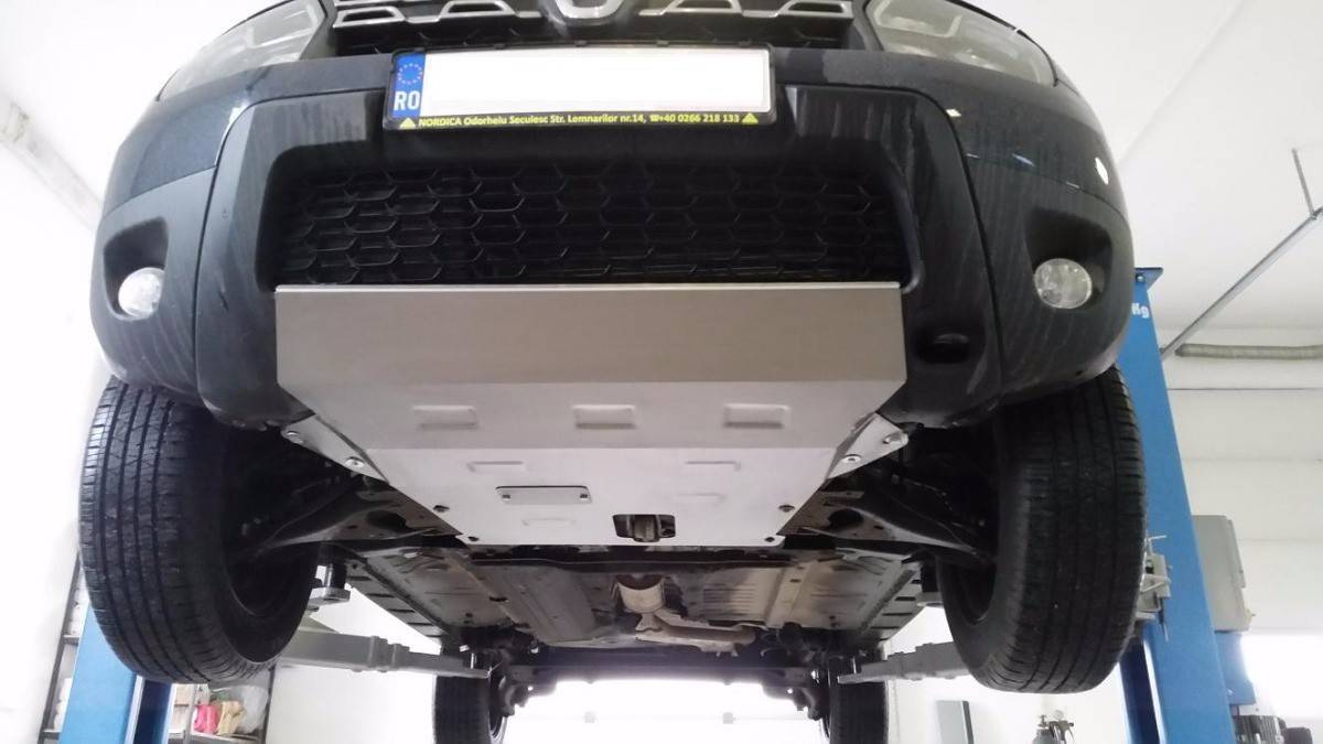 Cubre cárter metálico Dacia Duster - 2,5 mm (2010-2017) a medida