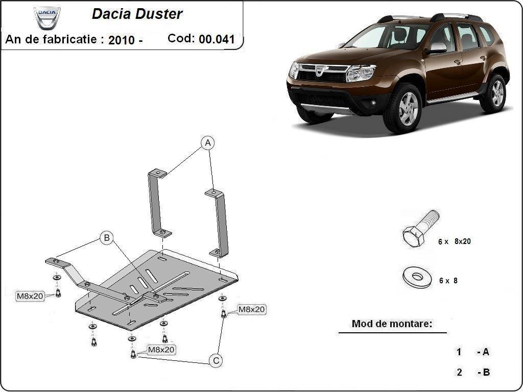 Protección del Diferencial Dacia Duster (2010-2013)