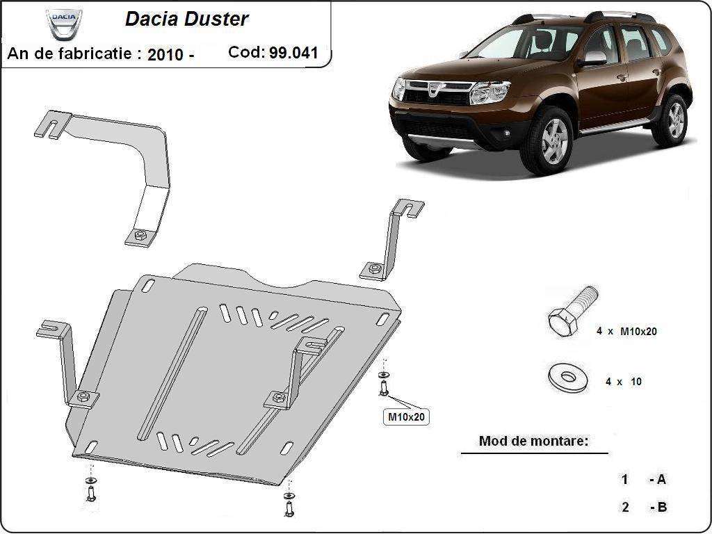 Protección del Depósito de Combustible Dacia Duster (2010-2017)
