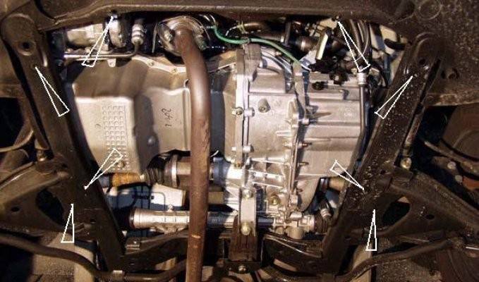 Cubre cárter metálico Dacia Sandero (2005-2012) a medida