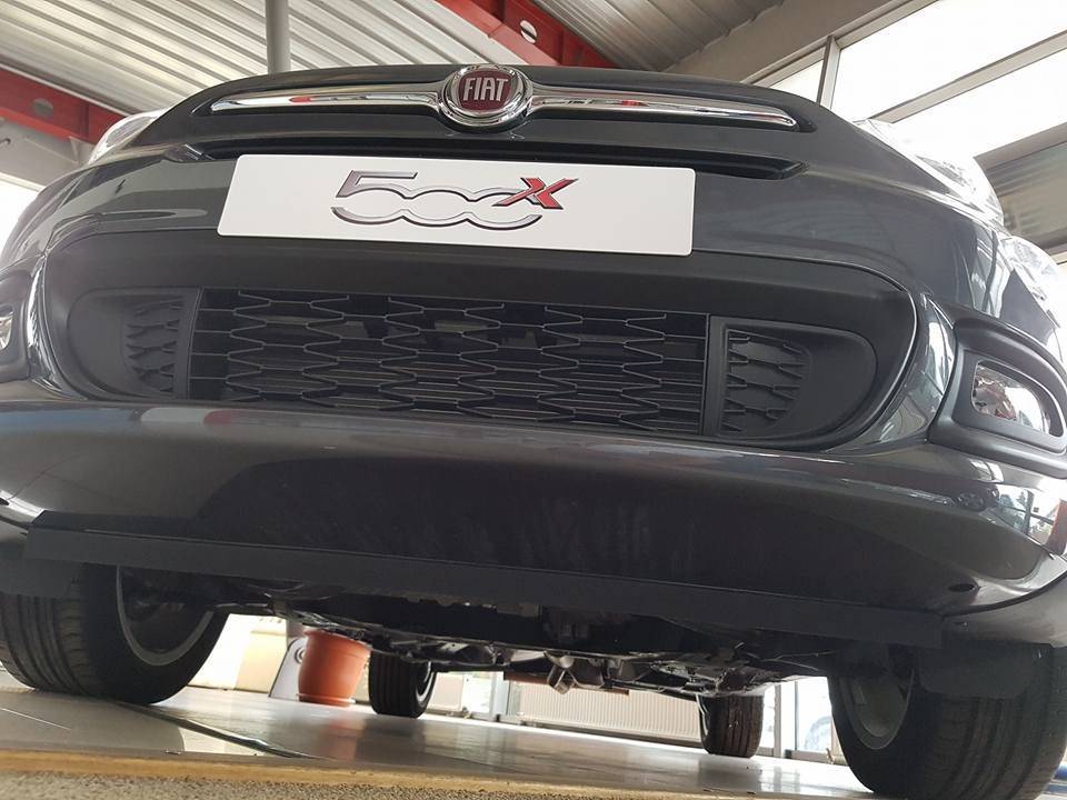 Cubre cárter metálico Fiat 500x (2014-actualidad) a medida