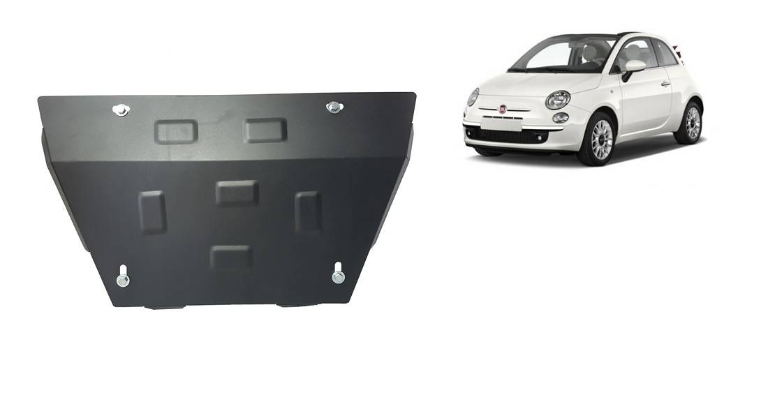 Cubre cárter metálico Fiat 500 S (2007-actualidad) a medida