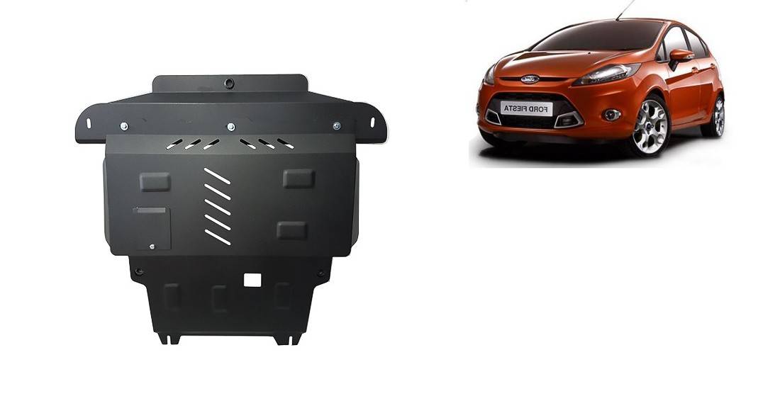Cubre cárter metálico Ford Fiesta (2008-2016) a medida