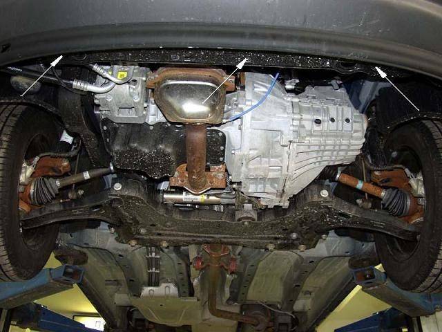 Cubre cárter metálico Ford Transit Connect (2002-2012) a medida