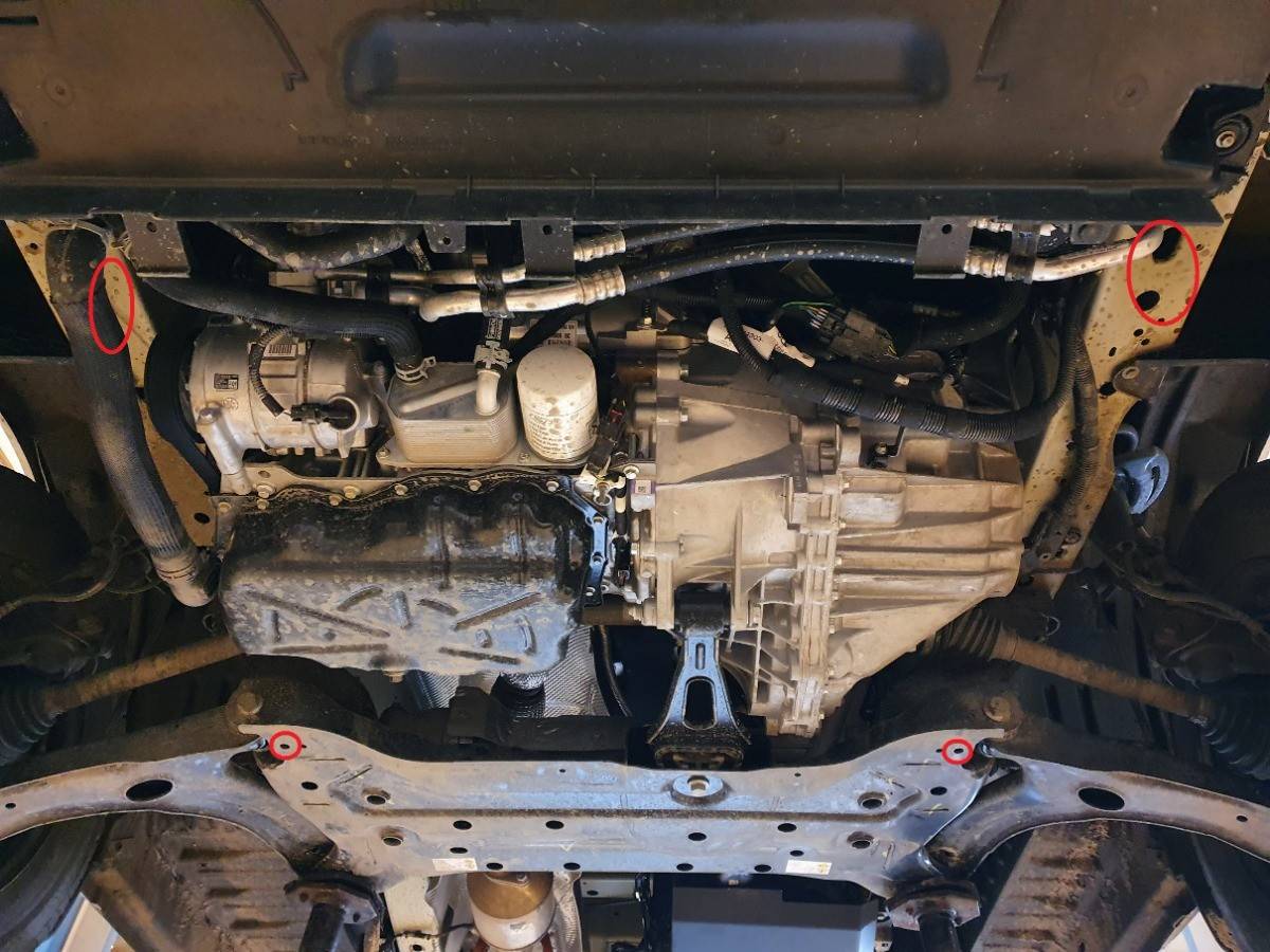 Cubre cárter metálico Ford Transit - FWD (2020-actualidad) a medida