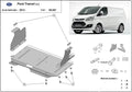 Cubre cárter metálico Ford Transit Custom (2013-2019) a medida
