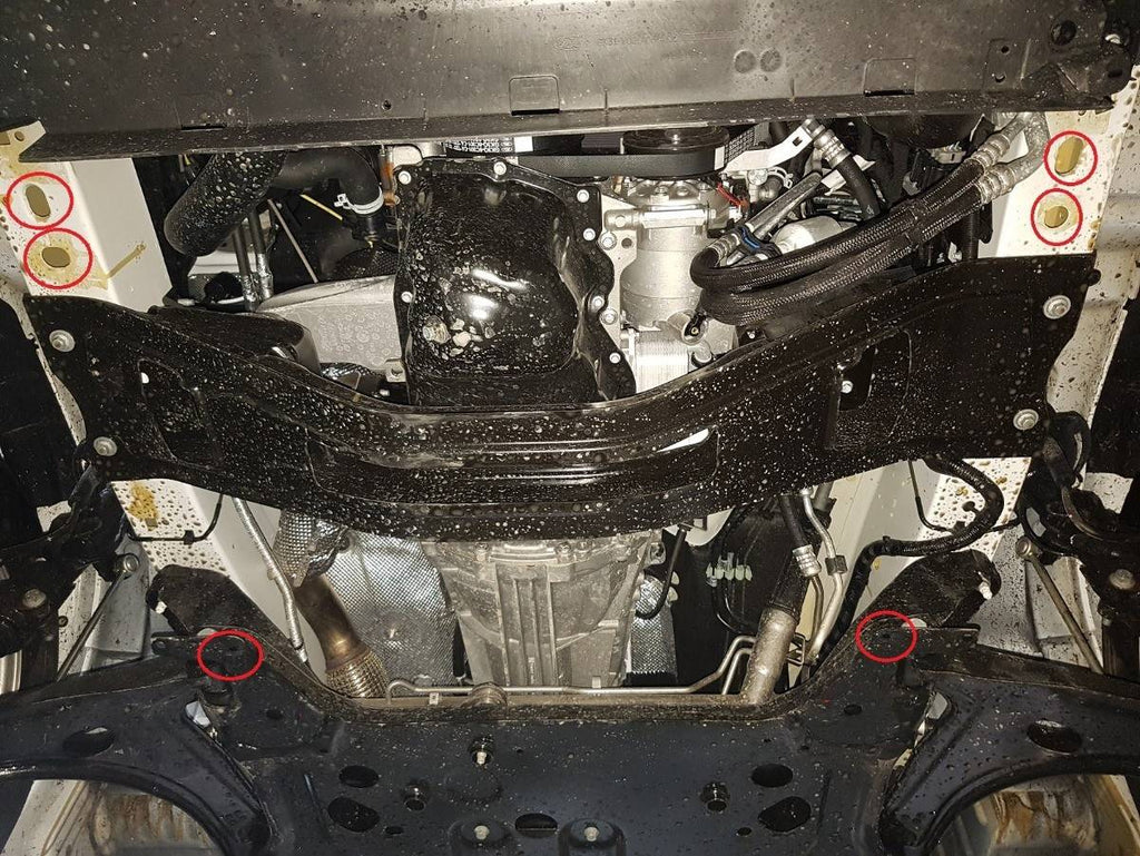 Cubre cárter metálico Ford Transit Custom (2013-2019) a medida