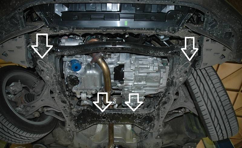 Cubre cárter metálico Honda Civic (Berlin) (2005-2015) a medida