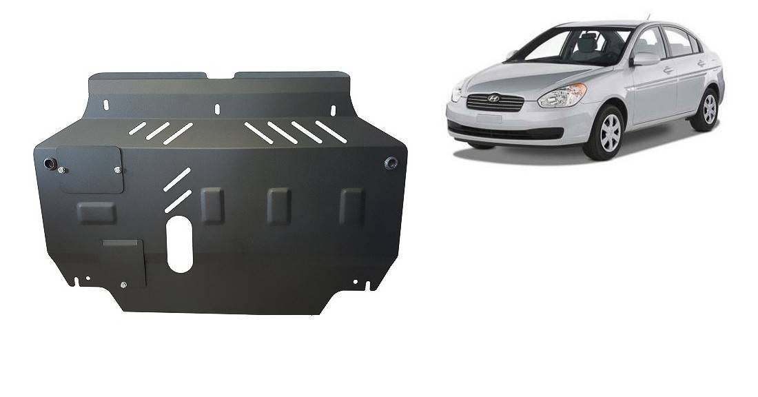 Cubre cárter metálico Hyundai Accent (2005-2010) a medida