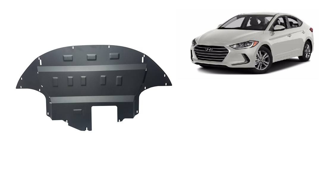 Cubre cárter metálico Hyundai Elantra (2016-2020) a medida