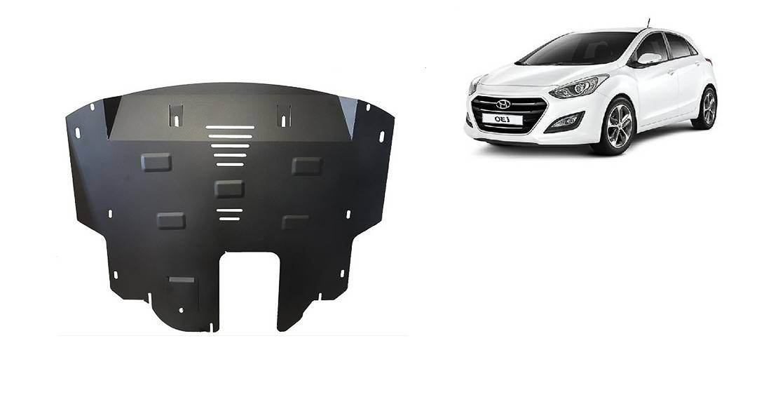 Cubre cárter metálico Hyundai I30 (2015-2016) a medida