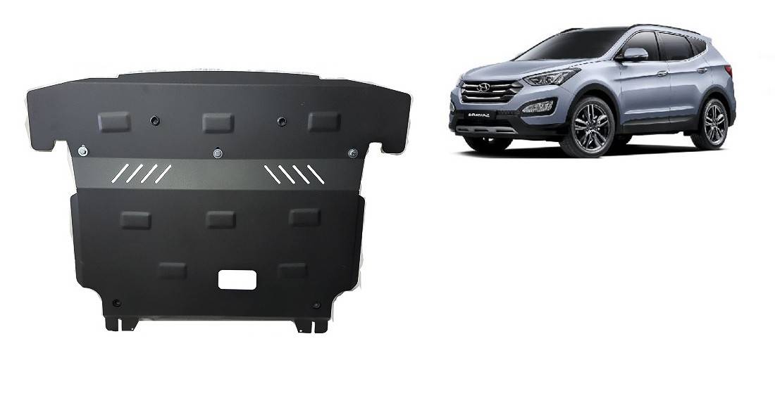 Cubre cárter metálico Hyundai Santa Fe (2012-2018) a medida