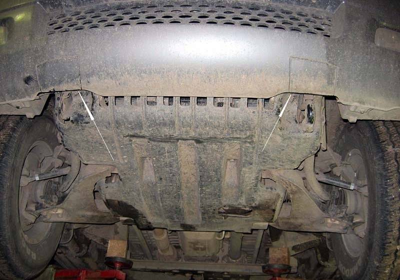Cubre cárter metálico Hyundai Terracan (2001-2007) a medida