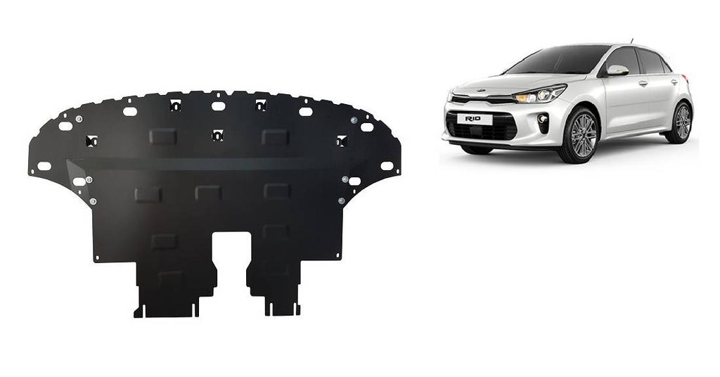 Cubre cárter metálico Kia Rio 4 (2017-2022) a medida