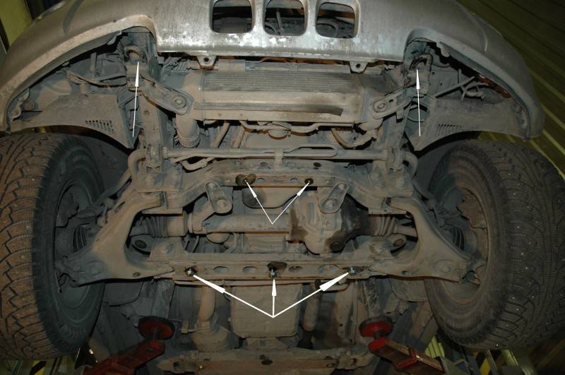 Cubre cárter metálico Kia Sorento (2006-2009) a medida
