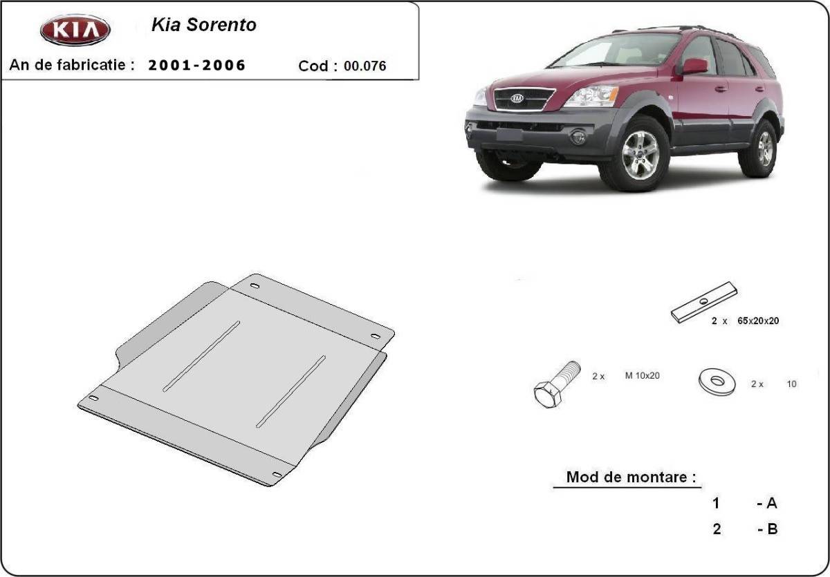 Protección de Caja de Cambios Kia Sorento (2002-2006)