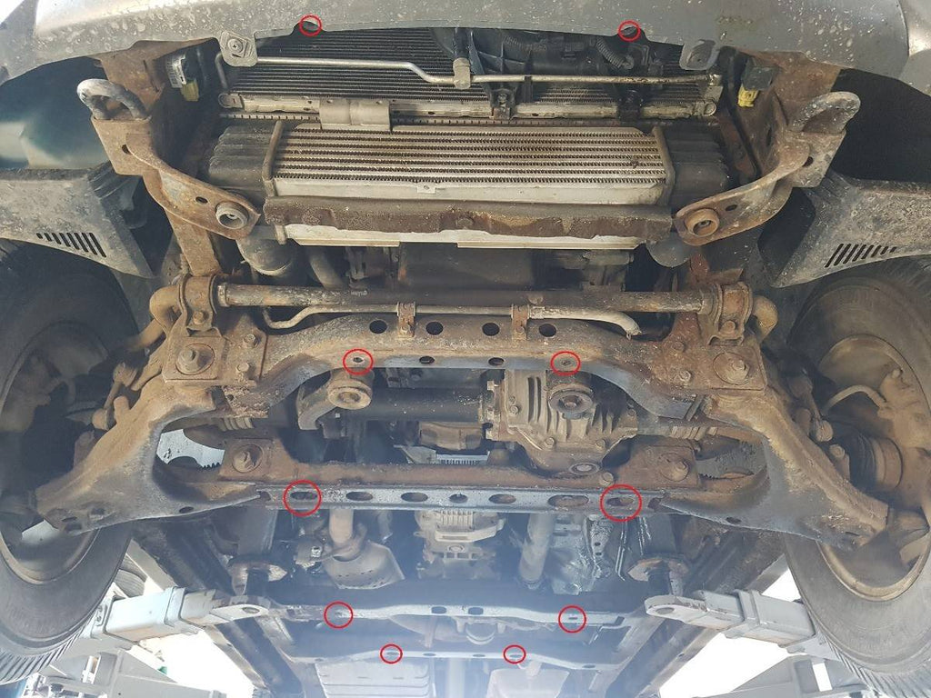 Cubre cárter metálico Kia Sorento (2002-2006) a medida