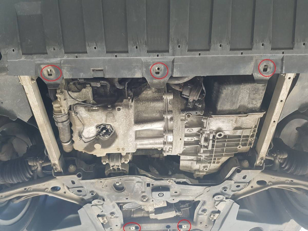 Cubre cárter metálico Mercedes Clase A W176 (2012-2019) a medida