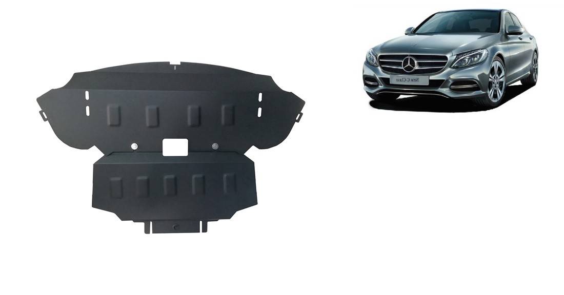 Cubre cárter metálico Mercedes Clase C W205 (2014-2020) a medida