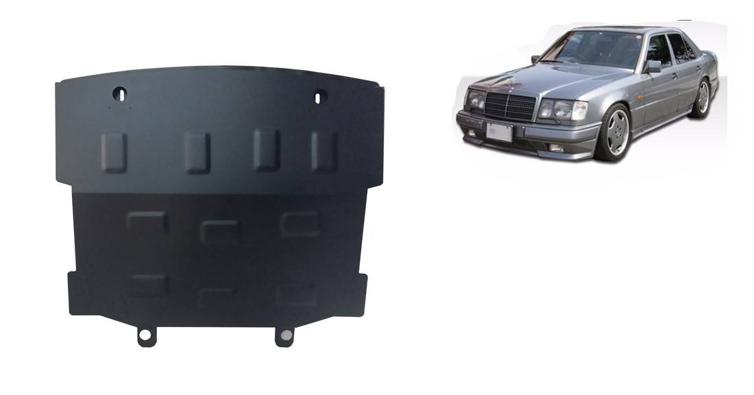 Cubre cárter metálico Mercedes Clase E W124 (1993-1997) a medida