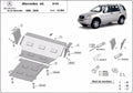 Cubre cárter metálico Mercedes ML W163 (1998-2005) a medida