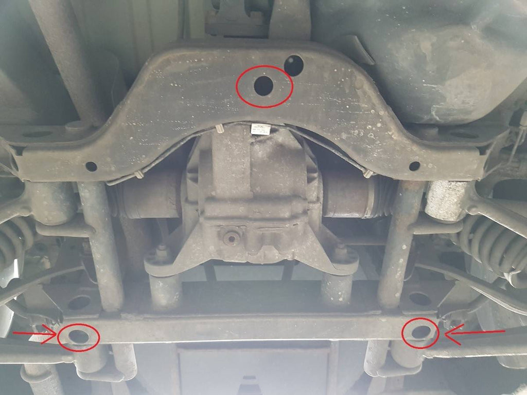 Protección del Diferencial Trasero Mercedes ML W163 (1998-2005)