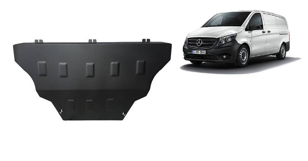 Cubre cárter metálico Mercedes Vito W447, 4x2, 1.6 D (2014-2022) a medida