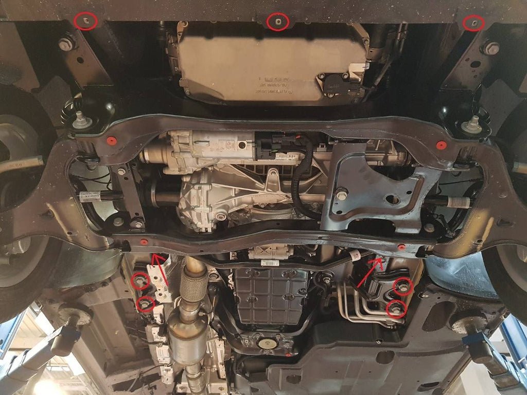 Cubre cárter metálico Mercedes Viano W447, 2.2 D, 4x4 (2014-2022) a medida