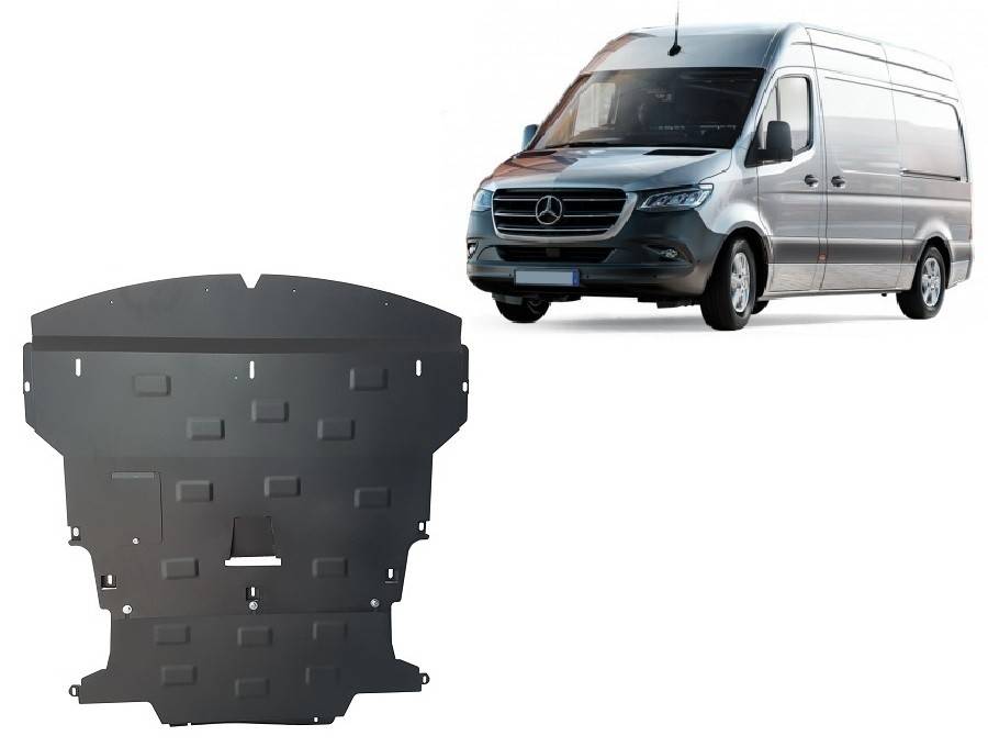 Cubre cárter metálico Mercedes Sprinter-FWD (2018-2022) a medida