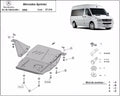 Cubre cárter metálico Mercedes Sprinter (2006-2018) a medida