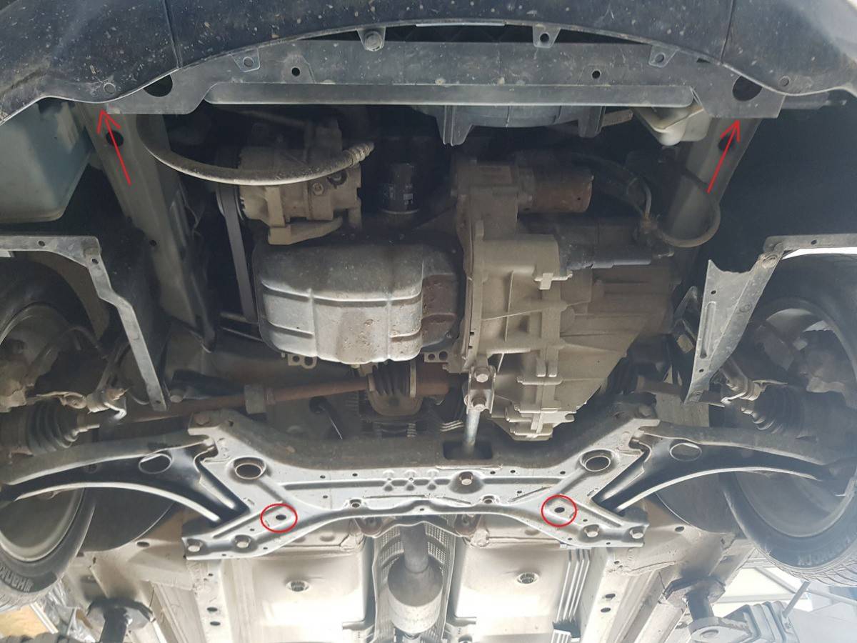 Cubre cárter metálico Mitsubishi Colt (2004-2022) a medida