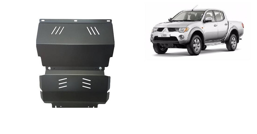 Cubre cárter metálico Mitsubishi L 200 (2005-2015) a medida