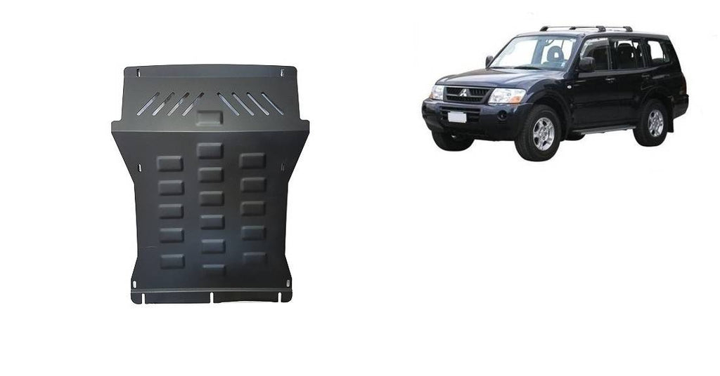 Cubre cárter metálico Mitsubishi Montero 3 (V60, V70) Vers 2.0 (1999-2007) a medida