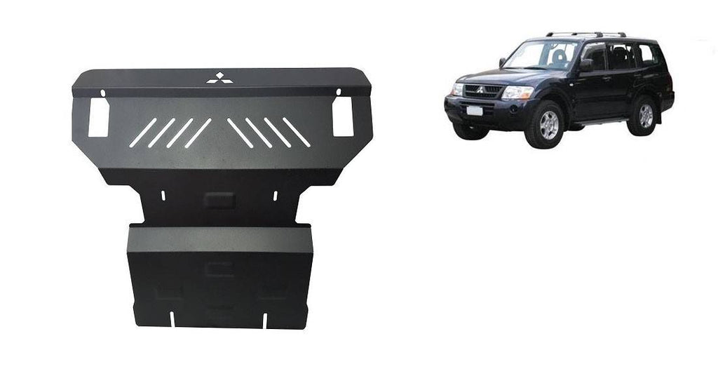 Cubre cárter metálico Mitsubishi Montero 3 (V60, V70) (1999-2007) a medida
