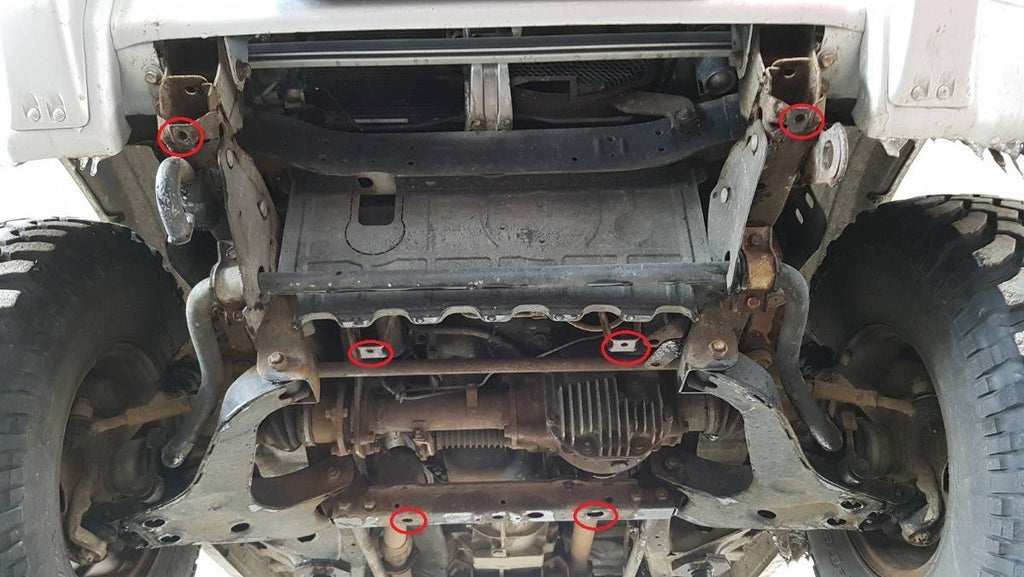 Cubre cárter metálico Mitsubishi Montero 3 (V60, V70) (1999-2007) a medida