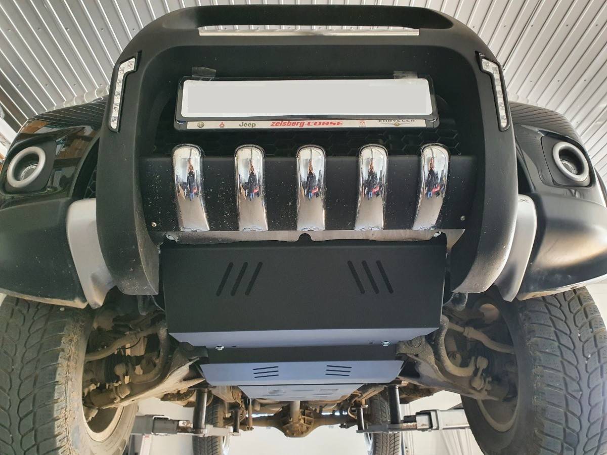 Cubre cárter metálico Mitsubishi Pajero Sport 2 (2008-2016) a medida